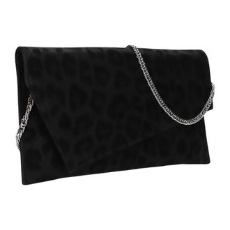 Notre-V 3112 Clutch - Dames - Tassen - Zwart - Maat: ONE Size