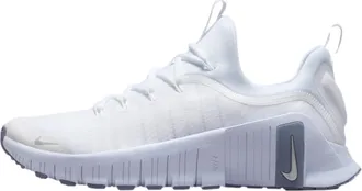 Nike Free Metcon 6 White / Metallic Silver FJ7126-110 Womens