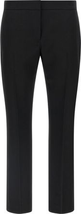 Alexander McQueen Cigarette Pantaloni Nero-Donna
