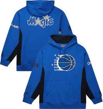 Mitchell & Ness Mens Mitchell & Ness Blue Orlando Magic Hardwood Classics Team Origins Fleece Pullover Hoodie at Nordstrom, Size Medium