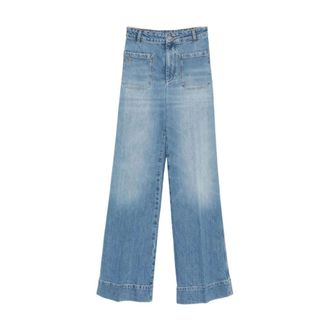 Victoria Beckham Jeans, Dames, Blauw, W26, Denim, Alina Jeans