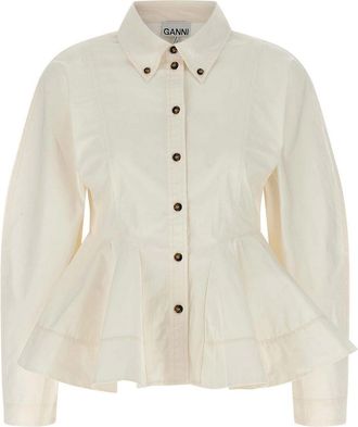 Ganni Peplum Shirt