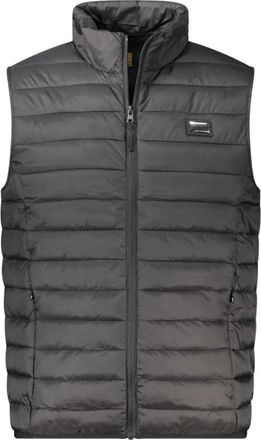 Cavalli Polyester Vest - Heren - Bodywarmers - Grijs - XL - Polyester - Jassen