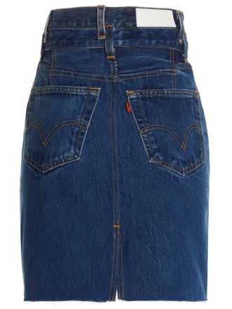 Re/Done Skirt - Blue