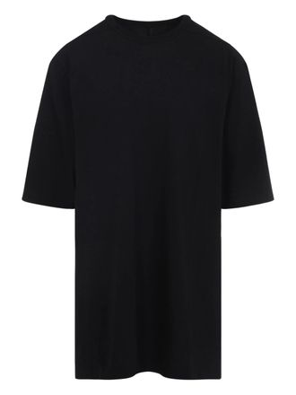 Rick Owens Jumbo Oversized Black Cotton T-Shirt