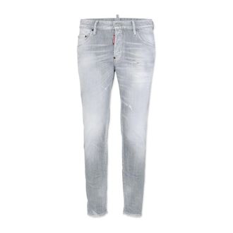 Dsquared2 Slim-fit Jeans, male, Gray, Size: 3XL Grey Stylish Trousers