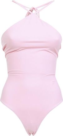 Jacquemus Pink Halter Neck Swimwear