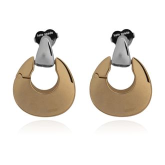 Kate Spade New York Accessoires, Dames, Geel, ONE Size, KS Duo Hoops