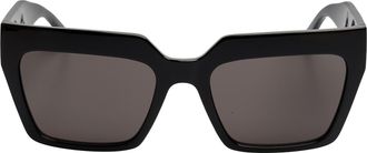 Karl Lagerfeld Dames Brede Geometrische Zonnebril KL6181S N
