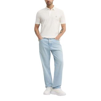 A|X Armani Exchange Cotton Polo Shirt - White