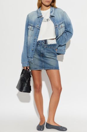 Maison Margiela Denim Skirt, Womens, Blue