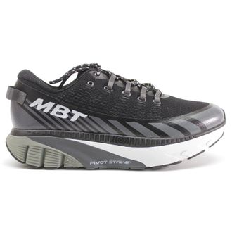 Mbt MTR-1500 Textile Synthetic Mens Low Top Trainers - Black Grey - Size:UK 10.5