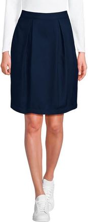 Lands End School Uniform Solid Pleated Skort Top of Knee in Academic Classic Navy at Nordstrom, Size 16