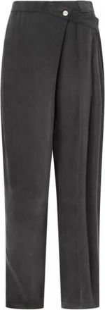 Pinko Chinos - Dames - Straight fit broeken - Zwart - 2XL - Broeken