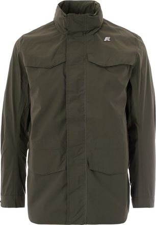 K-Way Green Lichen Manuel Stretch Nylon Jacket