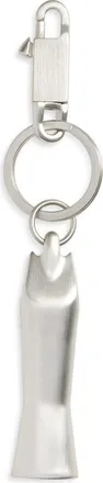 Rick Owens Temple Sister Key Chain in Palladium at Nordstrom