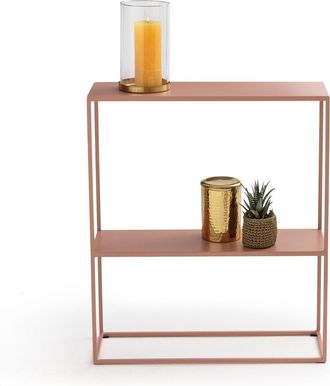 La Redoute Interieurs Metalen console met twee bladen, Miva