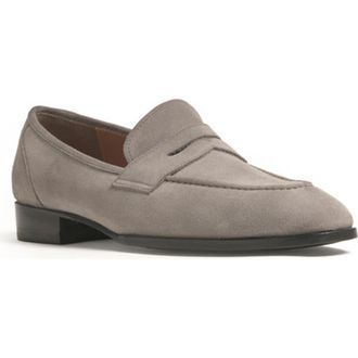 Anthony Veer Belmont Penny Loafer in Dover Cliff Taupe Suede at Nordstrom, Size 11.5