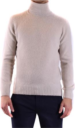 Tagliatore Witte coltrui - Heren - Coltruien - Wit - L - Wol - Truien & Vesten