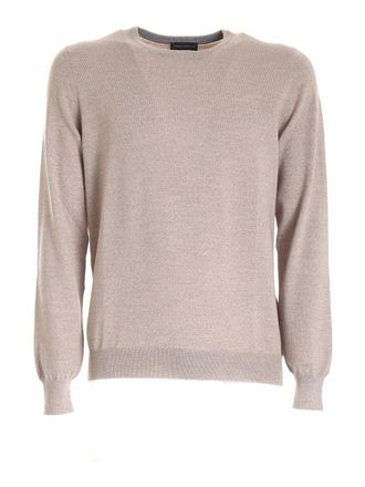 Paolo Fiorillo Crewneck sweater in beige