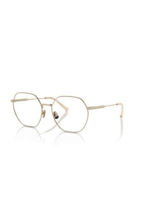 Brunello Cucinelli 55mm Irregular optical glasses in Gold at Nordstrom
