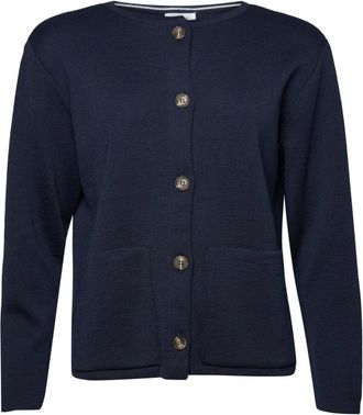 Lind Truien & Vesten, Dames, Blauw, XL, Wol, Bolette Cardigan