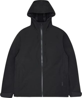 Rains Urban Softshell Jas met Waterdichte Afwerking - Heren - Regenjassen - Zwart - M - Jassen