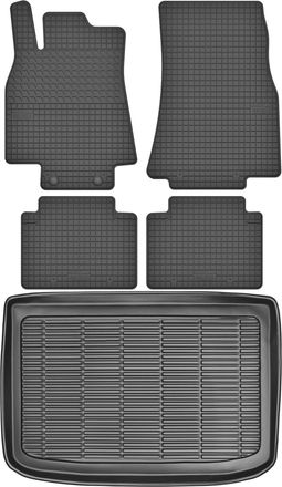 OEM Juego De Alfombrillas De Goma Para Coche Y Maletero Para Mercedes Clase A Ii W169 Hatchback (2004-2012)