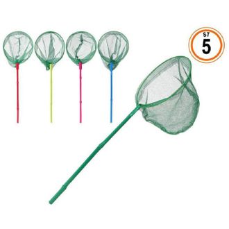 Trade Shop Trade Shop - Fishing Laddino 40cm Mango De Bamb&uacute; Retino Diam 20cm 5 Colores Surtidos 65307a