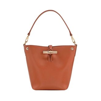 Longchamp Le Roseau Seau XS - - Bags - Donna - Marrone - ONE SIZE
