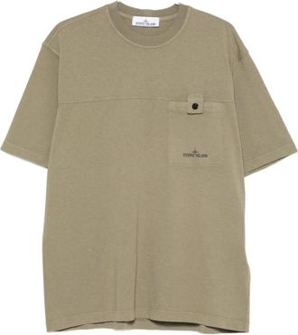Stone Island T-Shirts - Heren - T-shirts - Groen - XL - Tops