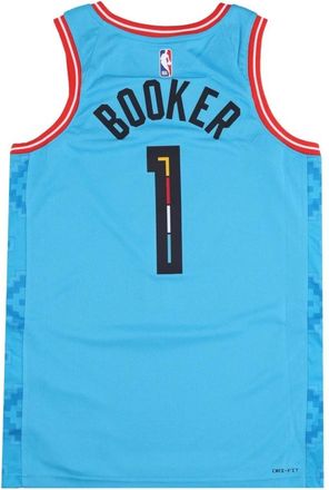 Nike City Edition Devin Booker Jersey - Heren - Fitness - Blauw - L - Polyester - Fitness
