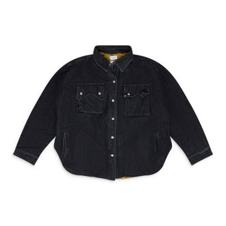 Rhude Black Denim Overshirt