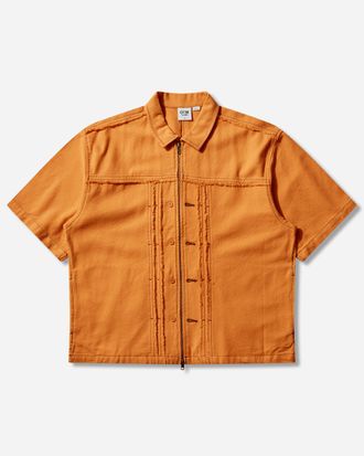 Vans Men s Double Edge Shortsleeve Shirt Sunset Orange