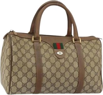 Gucci Pre-owned Handbags, female, Beige, Size: ONE SIZE Pre-owned Vintage Handbag