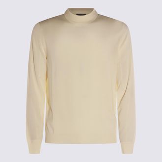 Zanone Cream Wool Knitwear