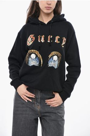 Gucci Hoodie AMOR CAECUS With Sequin Embroidery size Xs