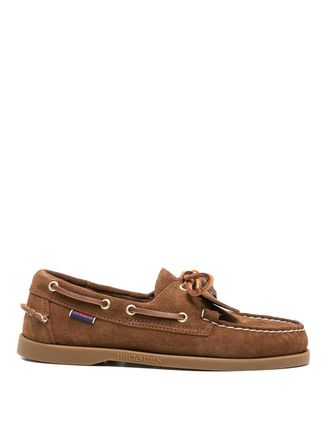 Sebago Brown suede portland artisan loafers