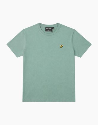 Lyle & Scott Mens Lyle & Scott Plain T-Shirt Everglade - Blue - Size: 38