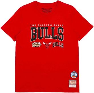 Mitchell & Ness Chicago Bulls T-shirt - Heren - T-shirts - Rood - L - Tops