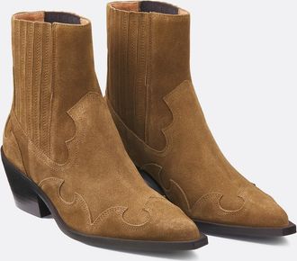 La Redoute Collections Leren westernlaarzen