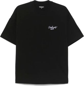 Carhartt Work in Progress Signature Script T-Shirt - men - Organic Cotton - S - Black