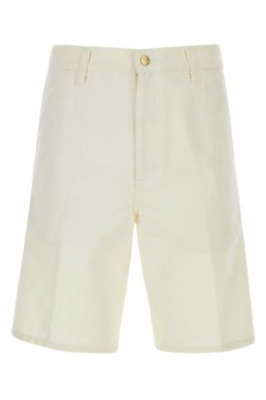 Carhartt Work in Progress Carhartt Wip White Cotton Single Knee Short