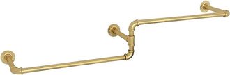 OEM Perchero De Pared, Dise&ntilde;o De Metal Resistente, Color Dorado