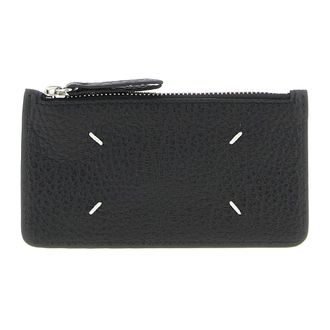 Maison Margiela Wallets & Cardholders, female, Black, ONE SIZE, Zipped Cardholder