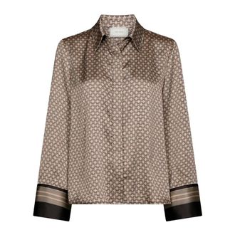 Neo Noir Dames, Blouses & Shirts, Beige, Maat: L