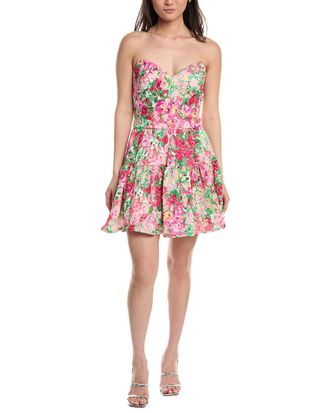 Tadashi Shoji Scout Floral Print Mini Dress