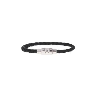 Ferragamo Bracelets, male, Black, Size: M BR Record 1L Bracelet