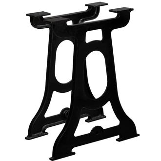 vidaXL Patas De Mesa De Comedor 2 Uds Estructura Y Hierro Fundido Vidaxl