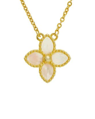 Savvy Cie Jewels 18K Over Silver 15Mm Necklace